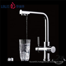 A0111 China supplier cheap brass double lever kitchen sink water tap